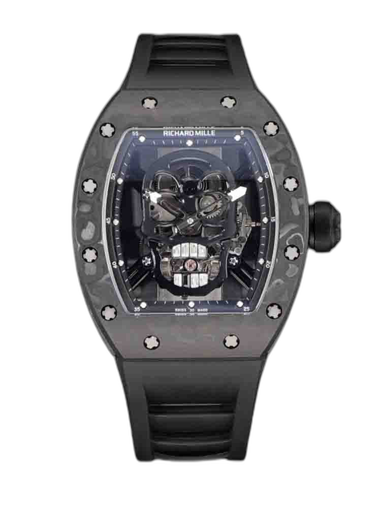 Richard Mille RM52-01 Replica Skull Tourbillon Carbon Fiber Camouflage