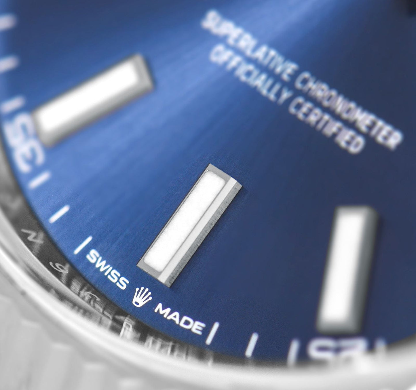 Rolex Datejust Blue Dial 41 mm Metal Bracelet Men's Watch
