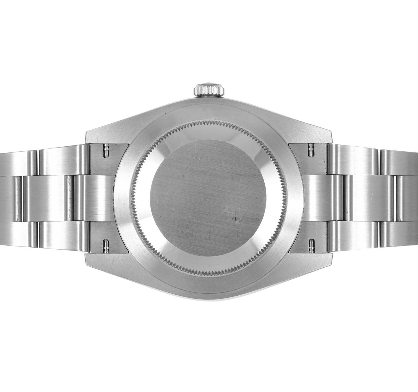 Rolex Perpetual Silver Dial 34 mm Metal Bracelet Men's Watch