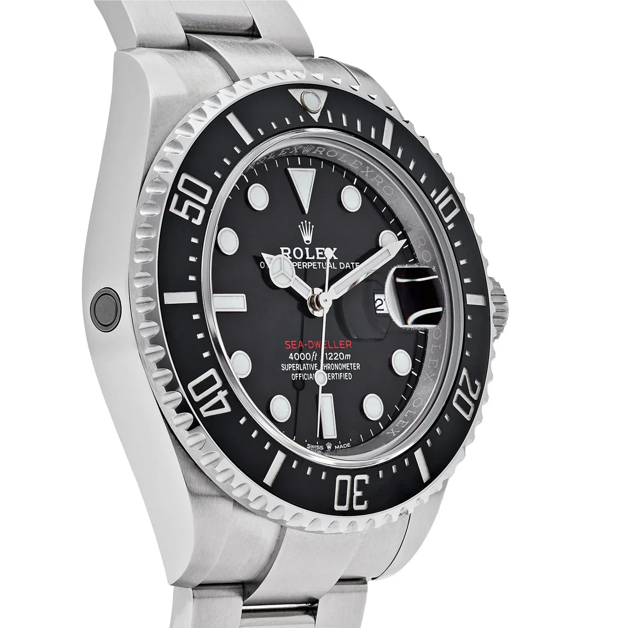 Rolex Sea-Dweller Black Dial 44 mm Metal Bracelet Men's Watch