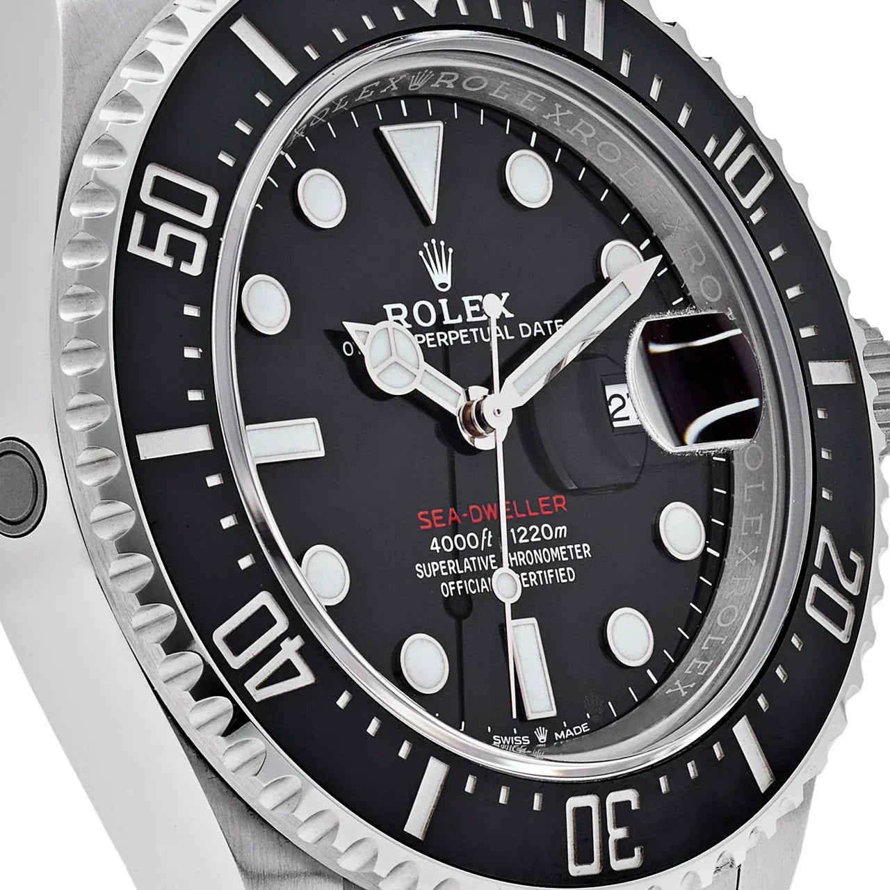 Rolex Sea-Dweller Black Dial 44 mm Metal Bracelet Men's Watch