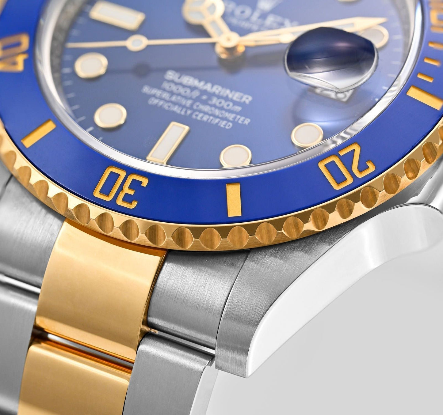 Rolex Submariner Blue Dial 41 mm Metal Bracelet Men's Watch (Ref. 076)