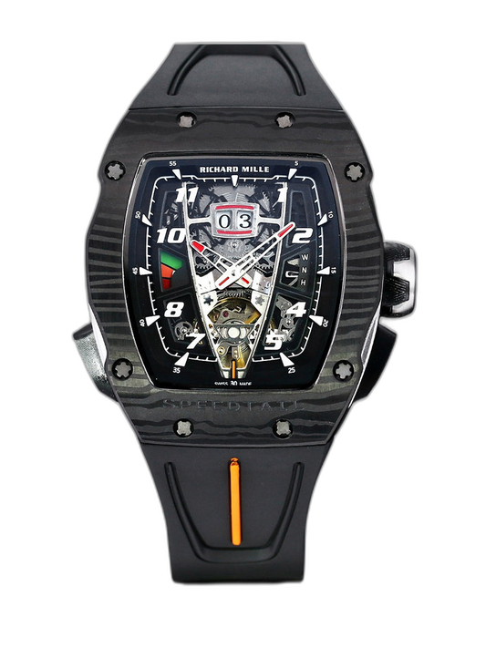 Replica Richard Mille RM 40-01 McLaren Speedtail Carbon Case Rubber Strap Tourbillon Movement Watch