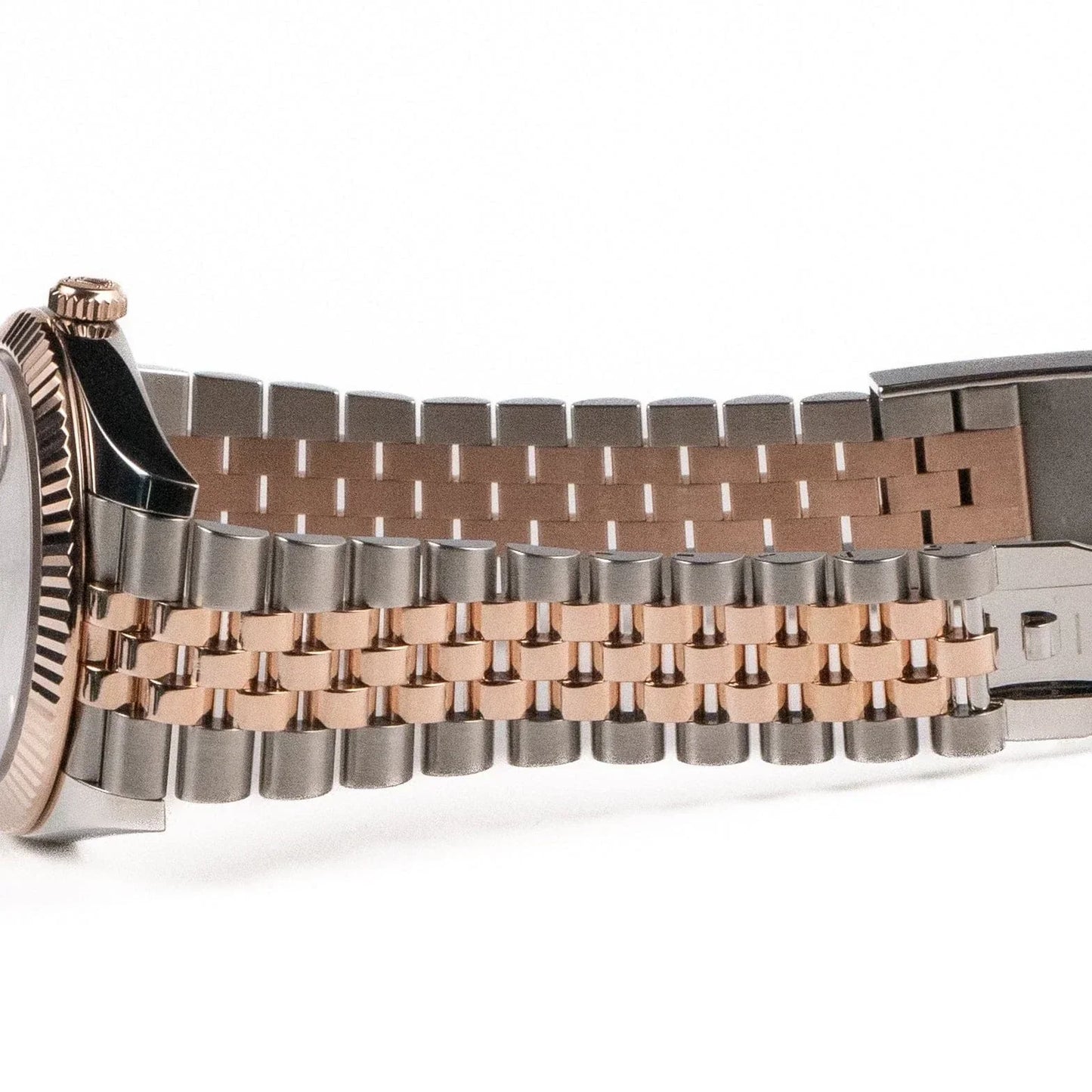 Rolex Datejust Brown Dial 41 mm Metal Bracelet Men's Watch