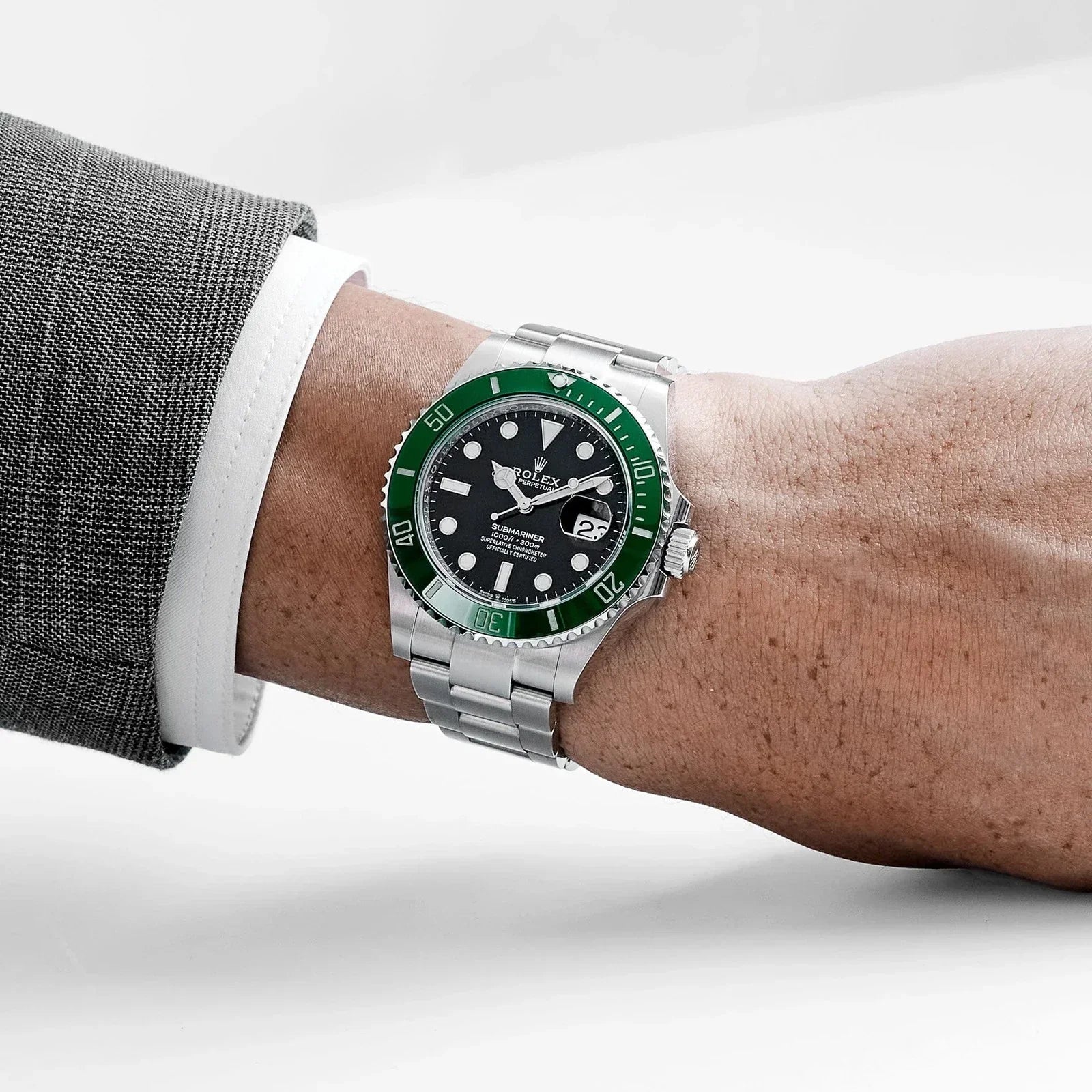 Rolex Submariner Black Dial 41 mm Metal Bracelet Men's Watch (Ref. 071)