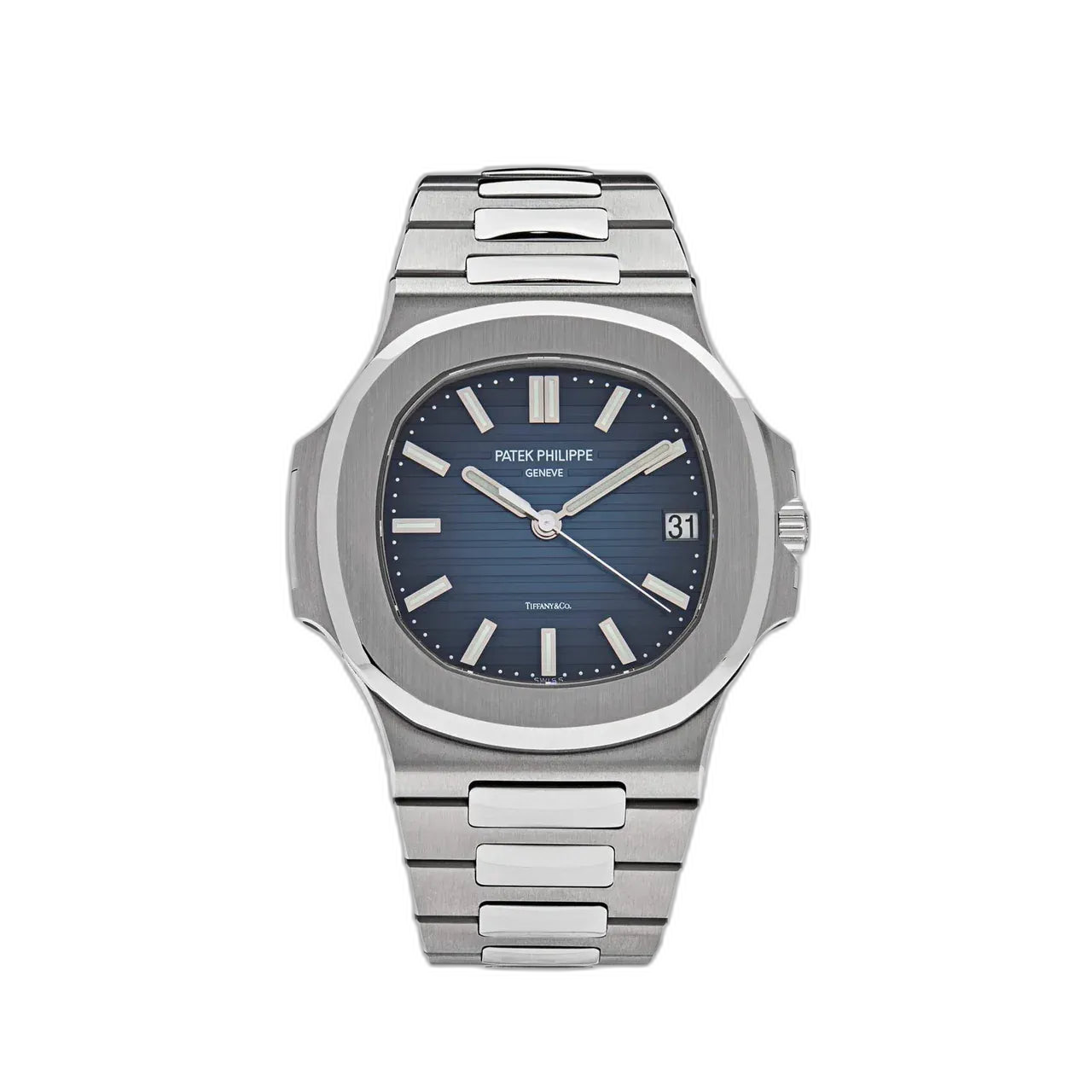 Patek Philippe Nautilus Blue Dial 41 mm Bracelet Men's Watch (Ref. V2)