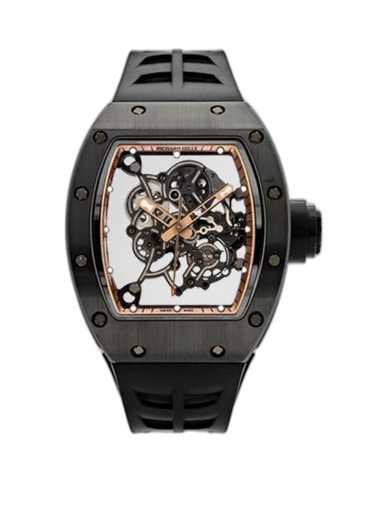 Richard Mille RM 055 Bubba Watson Replica Black NTPT Carbon Skeleton Tourbillon Super Clone