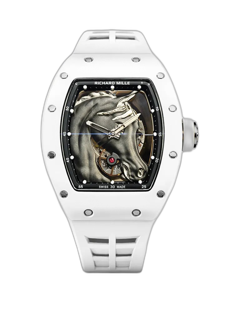 Richard Mille RM 52-02 White Horse Tourbillon Swiss Movement Super Clone