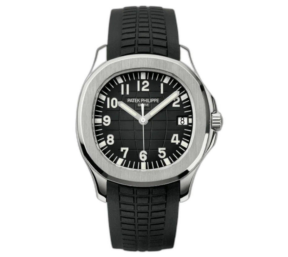 Patek Philippe Aquanaut Black Dial 41 mm Rubber Strap Men's Watch