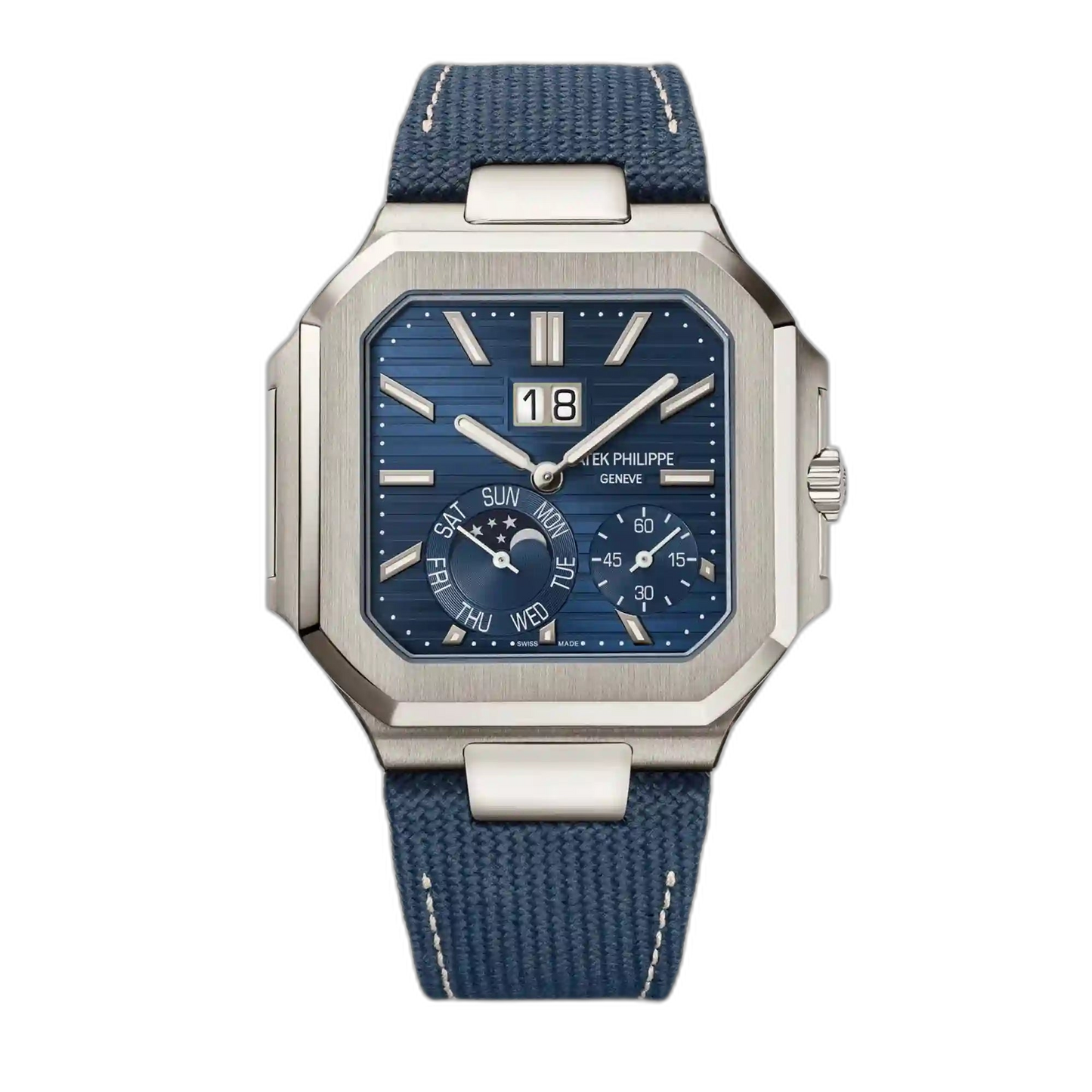 Patek Philippe Blue Dial 45 mm Bracelet Men's Watch (Ref. V3)