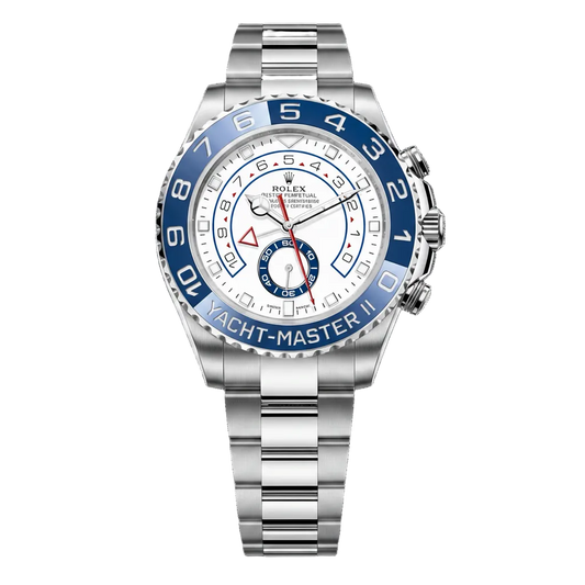 Rolex Yacht-Master II White Dial 44 mm Metal Bracelet Men's Watch (Ref. 085)