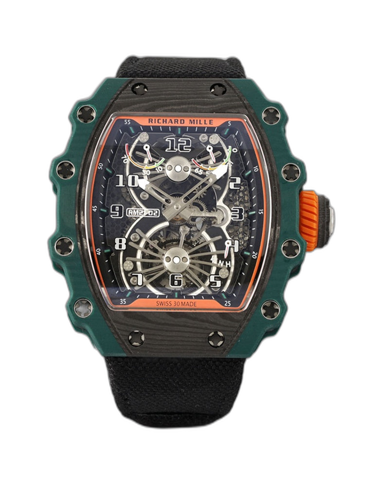 Swiss Made RICHARD MILLE RM 21-02 Replica Tourbillon Aerodyne Best Quality with Skeleton Dial