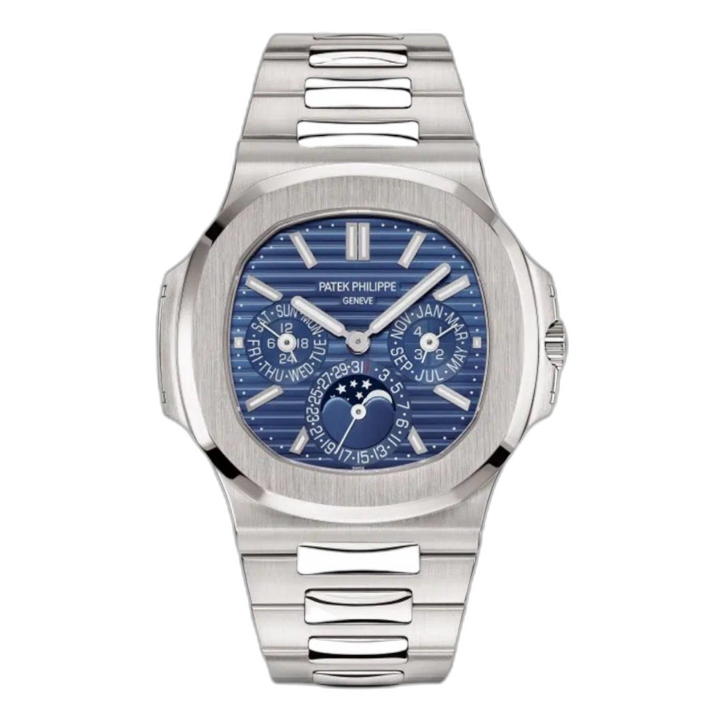 Patek Philippe Nautilus Blue Dial 41 mm Bracelet Men's Watch (Ref. V1)