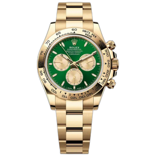 Rolex Daytona Green Dial 43 mm Metal Bracelet Men's Watch (Ref. 095)