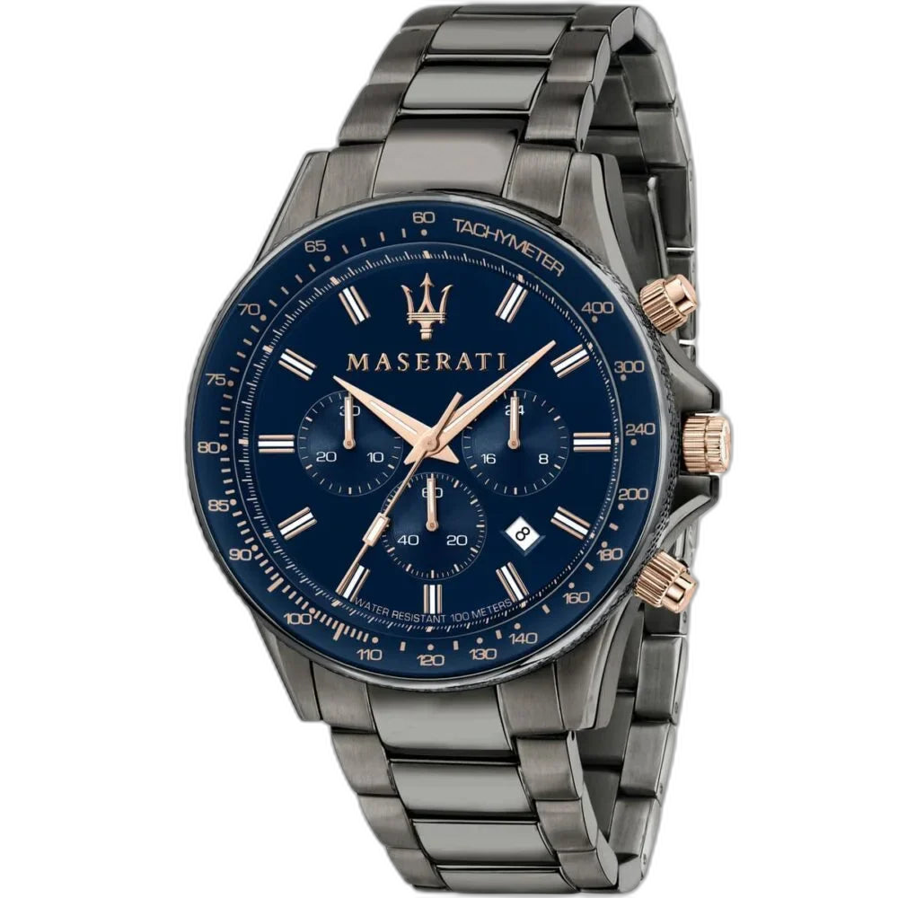 Maserati Blue Dial 44 mm Metal Bracelet Men's Watch R8873640001