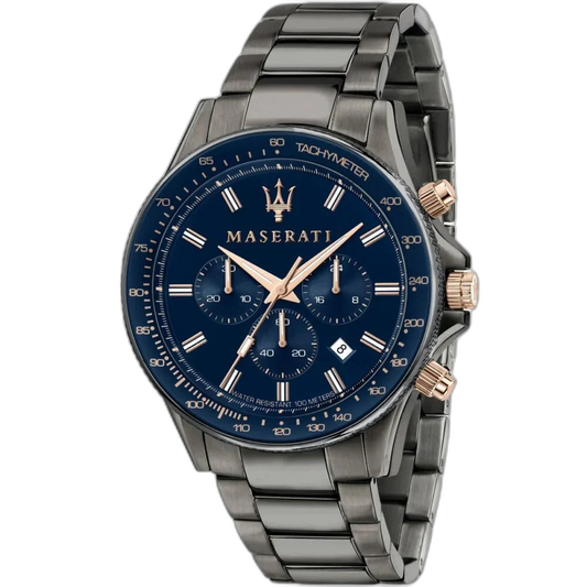 Maserati Blue Dial 44 mm Metal Bracelet Men's Watch R8873640001