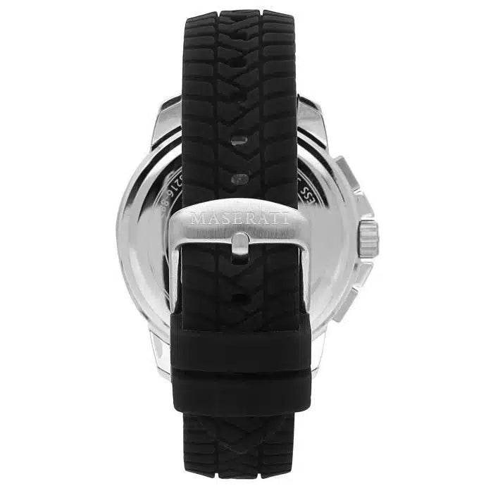 Maserati Black Dial 44 mm Rubber Strap Men's Watch R8871621014
