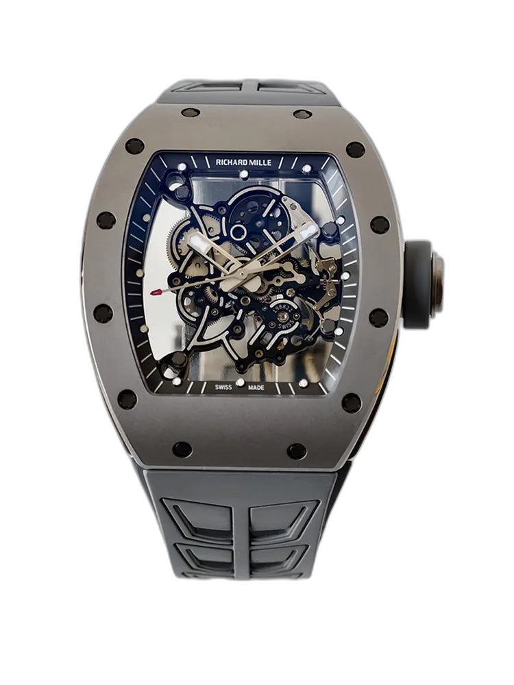 UMI Richard Mille RM 055 Bubba Watson All Grey Super Clone Skeleton Dial Ceramic Case RMUL2 Movement