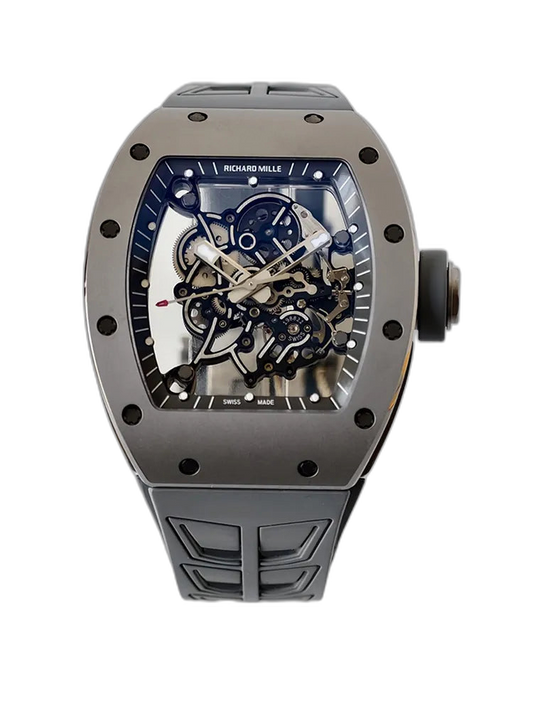 UMI Richard Mille RM 055 Bubba Watson All Grey Super Clone Skeleton Dial Ceramic Case RMUL2 Movement